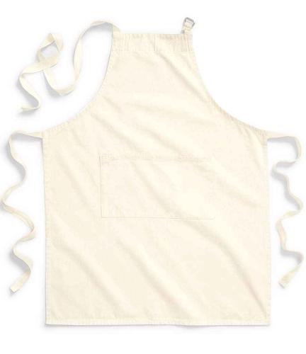 Westford Mill Fairtrade Adult Craft Apron - NAT - ONE